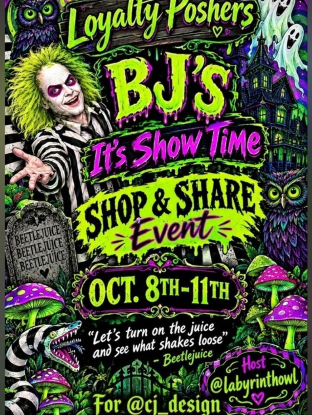 BJ's IT'S SHOWTIME Shop N Share